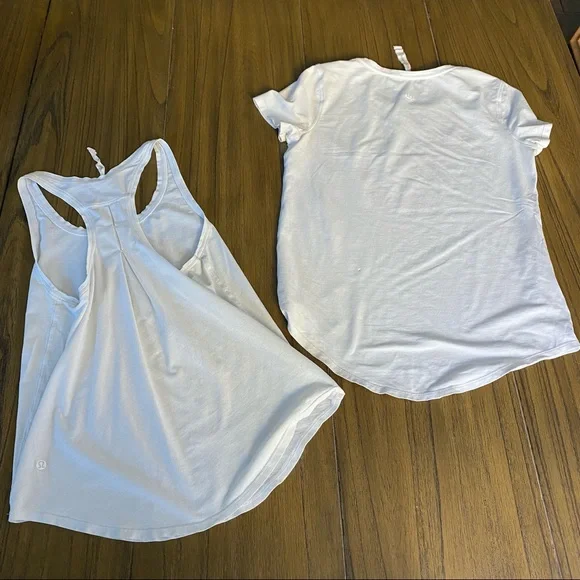 lululemon athletica White Short Sleeve and Tank Top Set - Picture 8 of 12